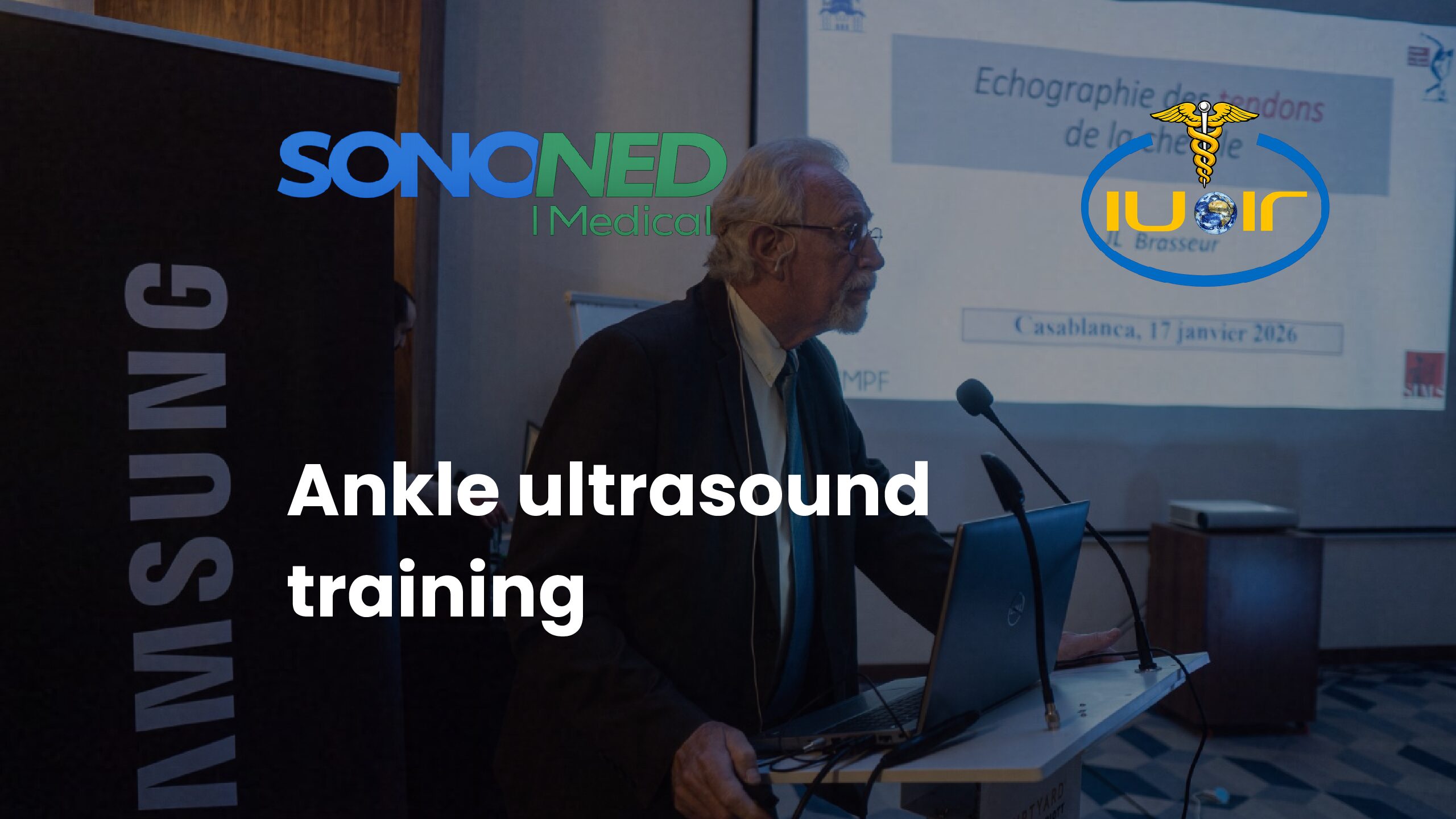 Ankle ultrasound training